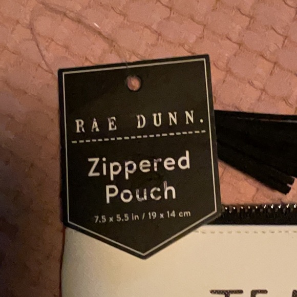 BRAND NEW! Rae Dunn - zippered pouch - Picture 2 of 2